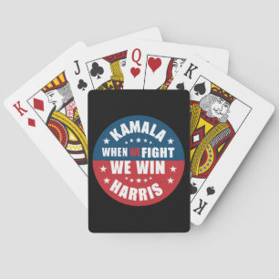Jeu De Cartes Quand nous combattons nous gagnons 2024 Kamala Har
