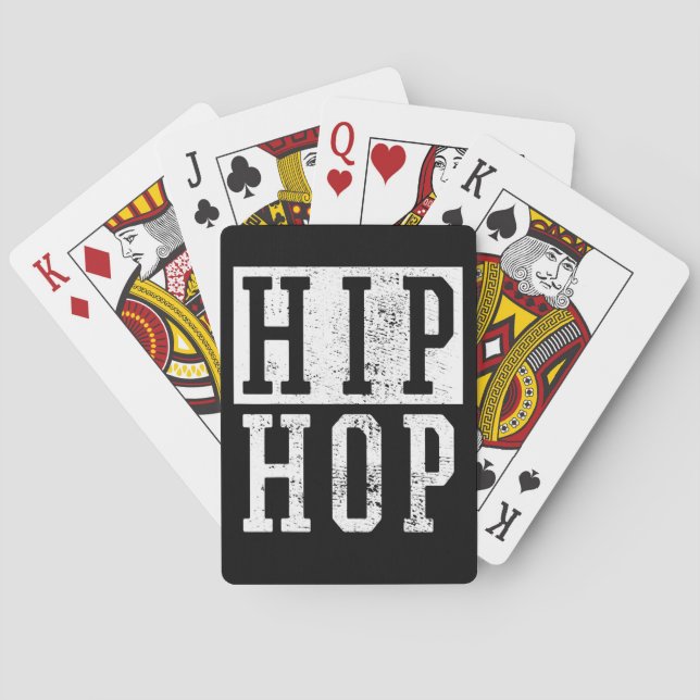 Jeu De Cartes Quartier de la vieille école, 90 ans, Hip hop rap  (dos)