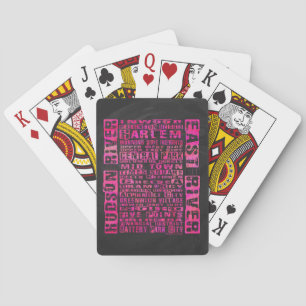 Jeu De Cartes Quartiers NYC Hot Rose