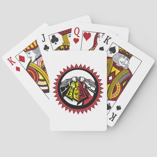 Jeu De Cartes Quatre femmes nobles (dos)