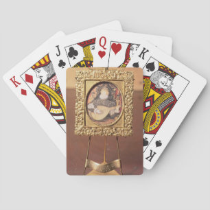 Jeu De Cartes Queen Elizabeth I playing the lute (miniature incl