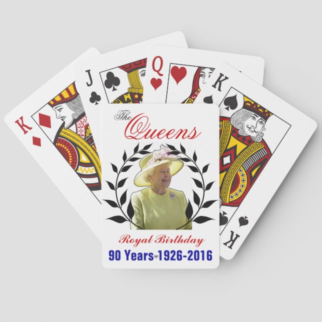 Jeu De Cartes Queens Royal Birthday Jouer aux cartes (dos)