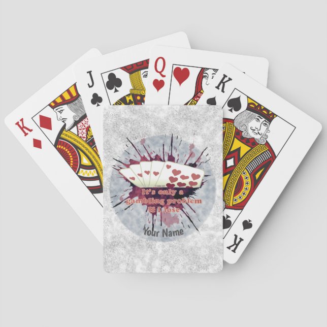 Jeu De Cartes Quel problème de jeu Poker jouer cartes (dos)
