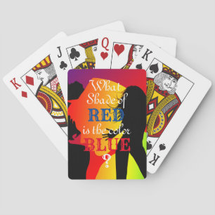 Jeu De Cartes Quelle ombre de Rouge est Bleu ?