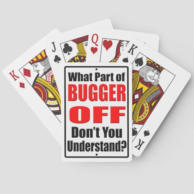 Jeu De Cartes Quelle partie du bugger désactivé (dos)