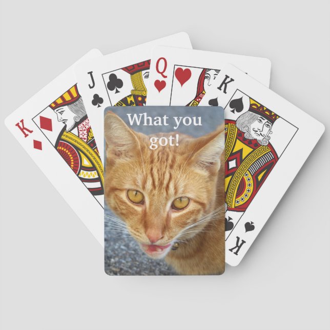 Jeu De Cartes Qu'est-ce que vous avez !_Bicycle® Playing Cards (dos)