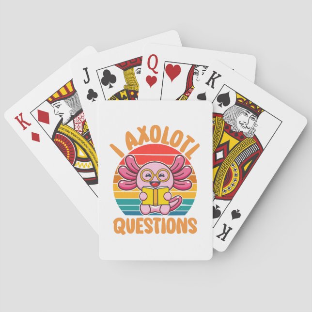 Jeu De Cartes Questions sur les axolotls (dos)