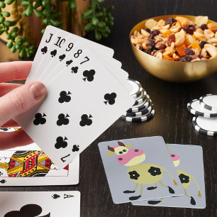 Jeu De Cartes Quirinal Cartoon Vache Fun Animal de ferme