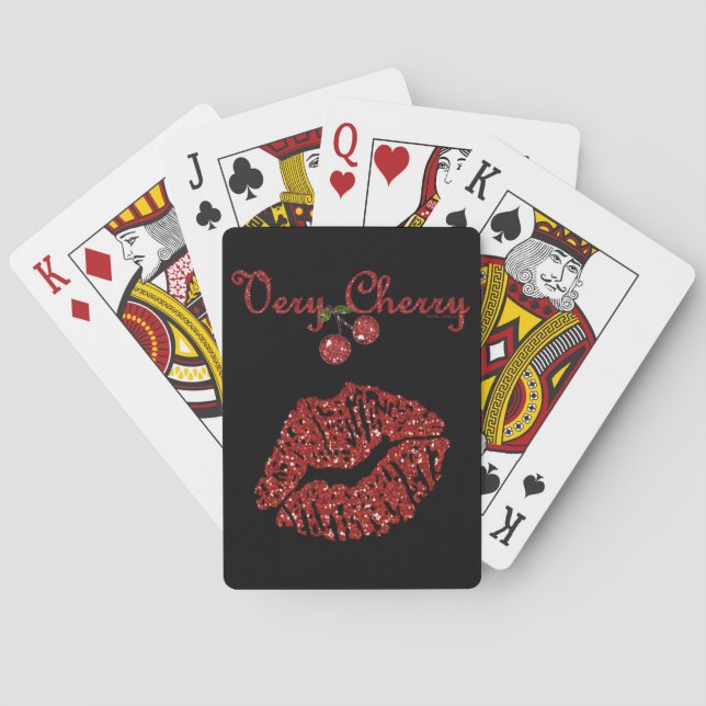 Jeu De Cartes RAB Rockabilly très Cherry Kiss (dos)