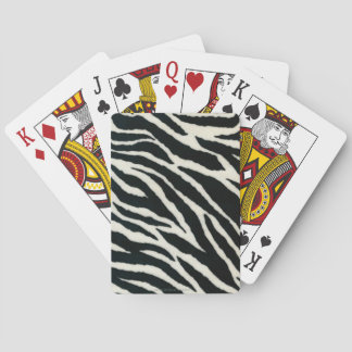 Jeu De Cartes RAB Rockabilly Zebra Imprimer noir et blanc