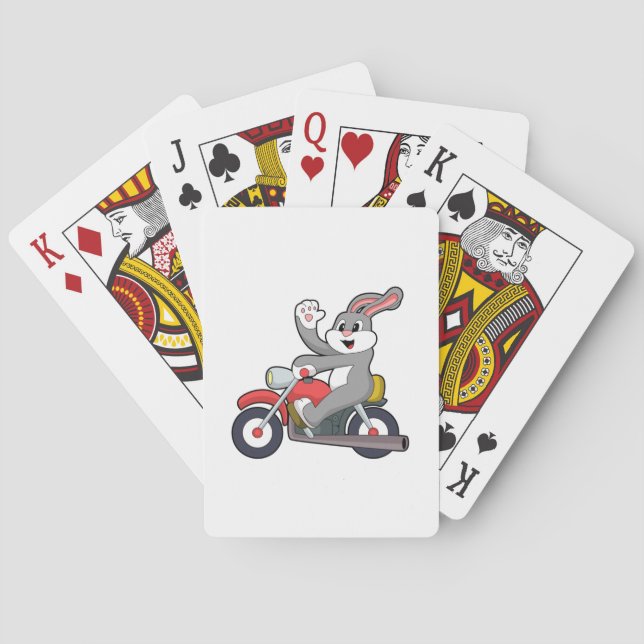 Jeu De Cartes Rabbit en tant que Biker avec Motorcycle.PNG (dos)