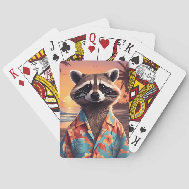 Jeu De Cartes Raccoon Holiday (dos)