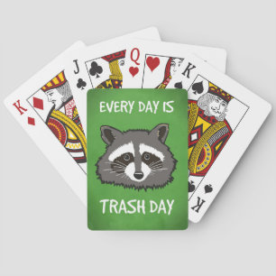 Jeu De Cartes Raccoon Lover Chaque Jour Est La Journée De La Déc