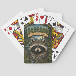Jeu De Cartes Raccoon Woodland Creek POPCUT