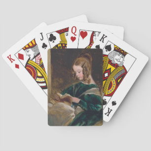 Jeu De Cartes Rachel Russell portrait fille Edwin Henry Landseer