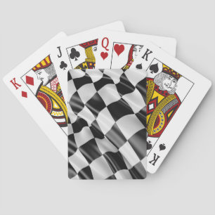 Jeu De Cartes Racing Fan Checkered Flag Finish Line