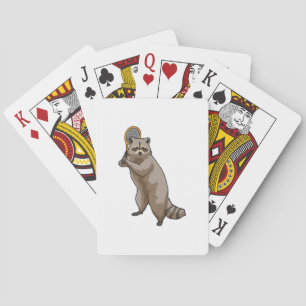 Jeu De Cartes Racon au Tennis avec raquette de tennis