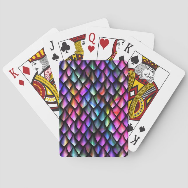 Jeu De Cartes Rainbow Dragon Scales Jouer des cartes (dos)