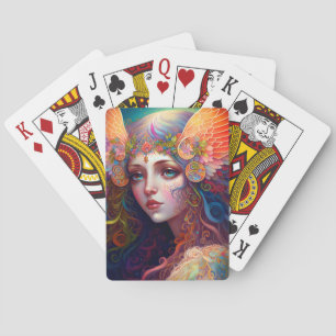 Jeu De Cartes Rainbow Goddess Imaginaire Art Jouer des cartes