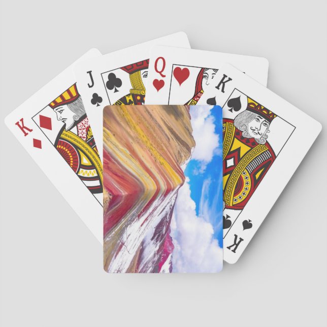 Jeu De Cartes Rainbow Mountains, Pérou (dos)