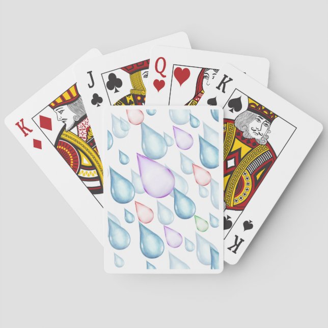 Jeu De Cartes Raindrops Jouer des cartes (dos)