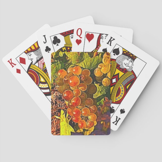 Jeu De Cartes Raisins sur la vigne (dos)
