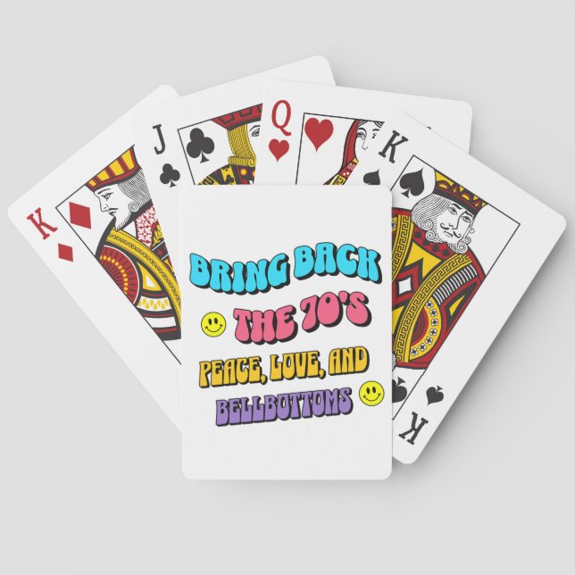 Jeu De Cartes Ramenez les années 70 (dos)