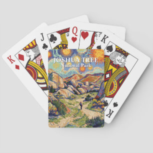 Jeu De Cartes Randonnée dans le Parc National de Joshua Tree Van