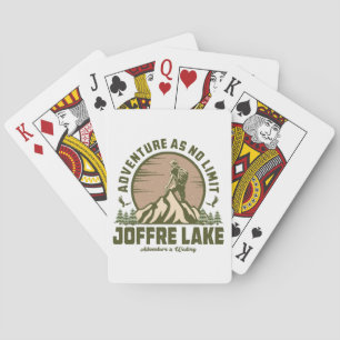 Jeu De Cartes Randonnée Rétro du lac Joffre