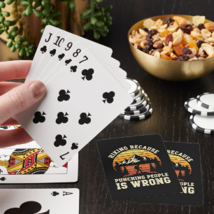 Jeu De Cartes Randonneur drôle extérieur Randonnée