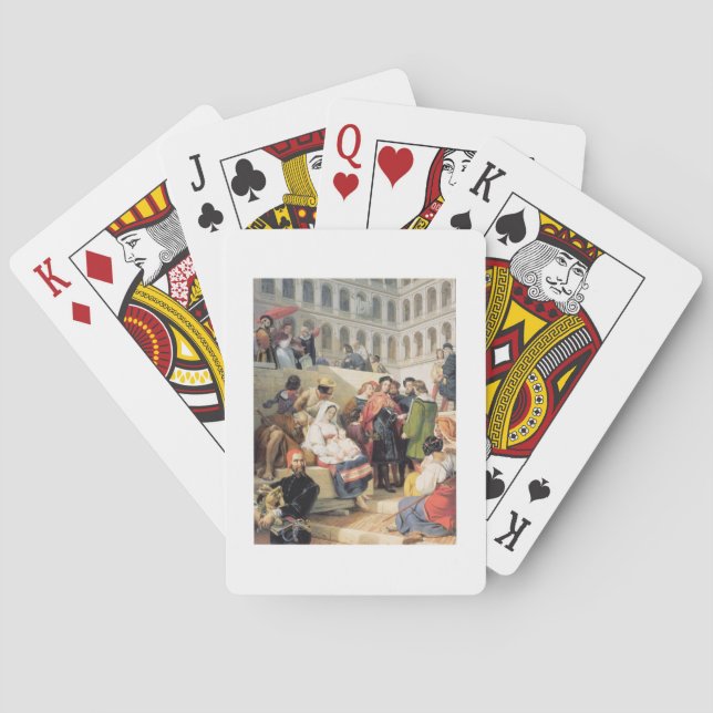 Jeu De Cartes Raphael in the Vatican, 1832 (dos)