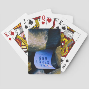 Jeu De Cartes Rappel de l'Amour de Dieu pour vous. Foi chrétienn