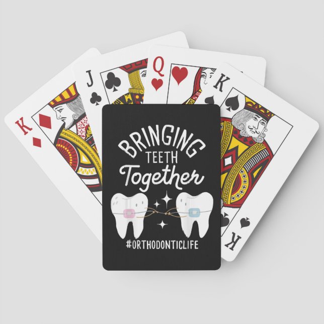 Jeu De Cartes Rapprocher les dents - Orthodontiste  (dos)