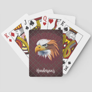 Jeu De Cartes Raptor Aigle américain à tête blanche