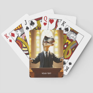 Jeu De Cartes Raptor Velociraptor Imaginaire mignon