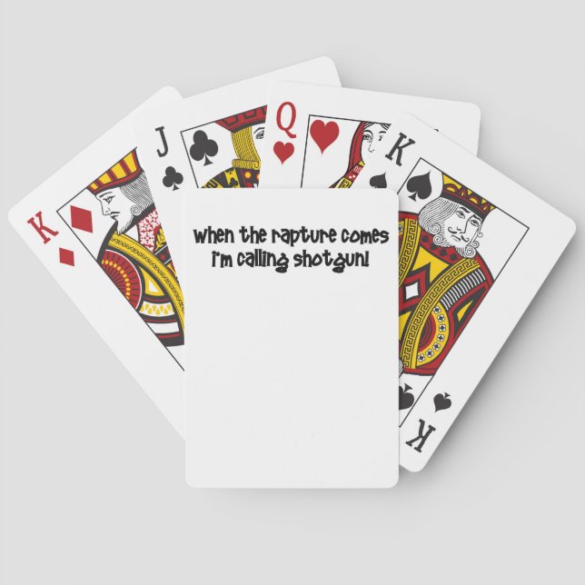 Jeu De Cartes Rapture amusant (dos)
