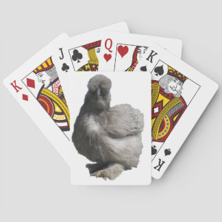 Jeu De Cartes Rare Cute Poulet Élevage Bleu Silkie Hen Volaille