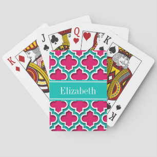 Jeu De Cartes Raspberry, marocain Turquoise #5DS Nom Turquoise M