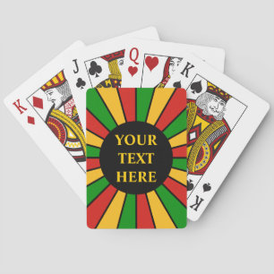 Jeu De Cartes RASTAFARI BOUTON DRAGON RAYS + votre signe ou votr