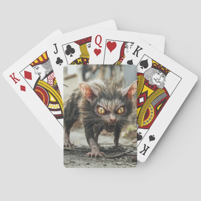 Jeu De Cartes Rat monstre  (dos)