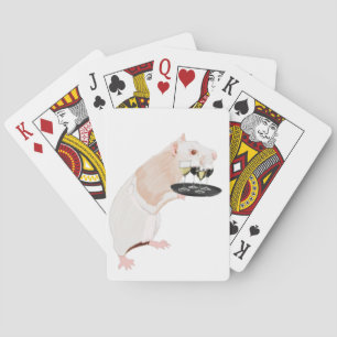 Jeu De Cartes Rat Waiter surréaliste