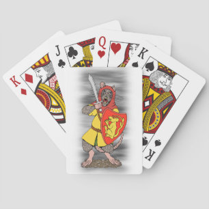 Jeu De Cartes Raton guerrier avec fauchon