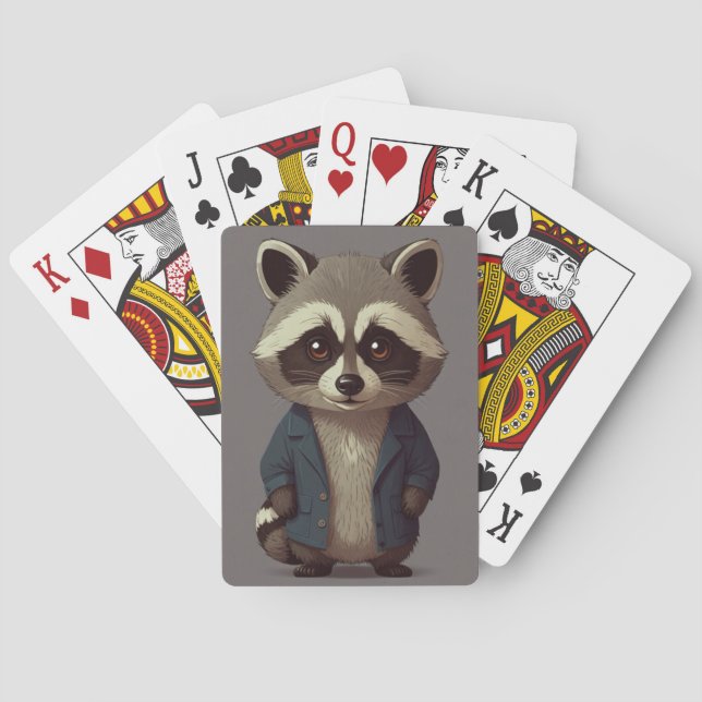 Jeu De Cartes raton laveur (dos)