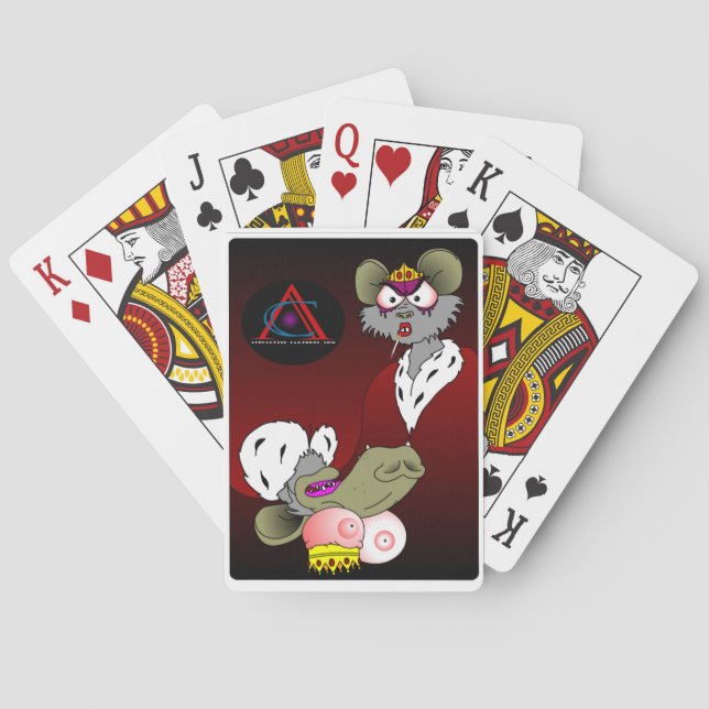 Jeu De Cartes Rats Jouant aux cartes (dos)