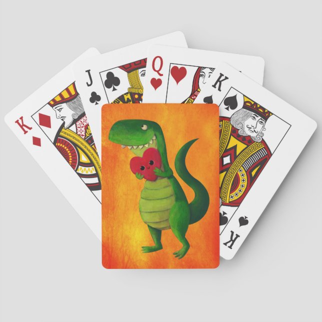 Jeu De Cartes RAWR Dinosaur Amour (dos)