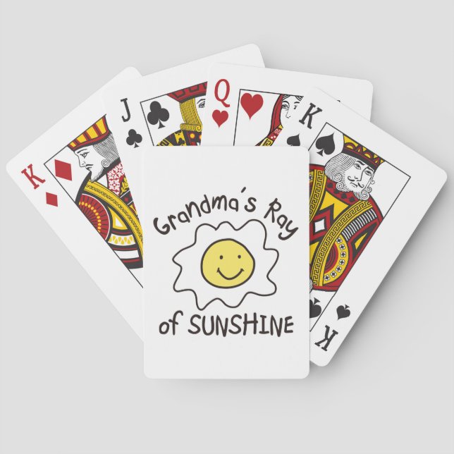 Jeu De Cartes Rayon De Soleil (dos)