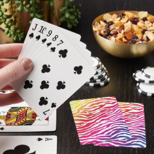 Jeu De Cartes Rayures arc-en-ciel