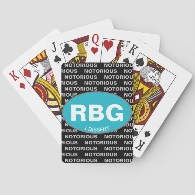 Jeu De Cartes RBG - Personnalité notoire de la dissidence (dos)