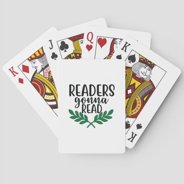 Jeu De Cartes Reading Art Readers Gonna Read (dos)
