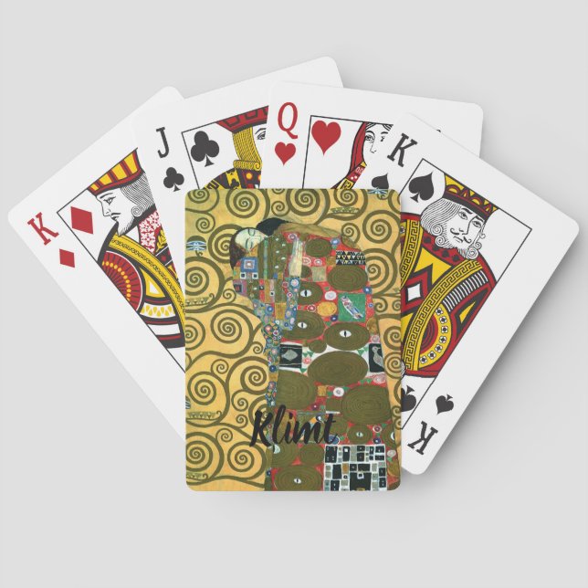 Jeu De Cartes Réalisations alias L'Embrassement de Gustav Klimt (dos)